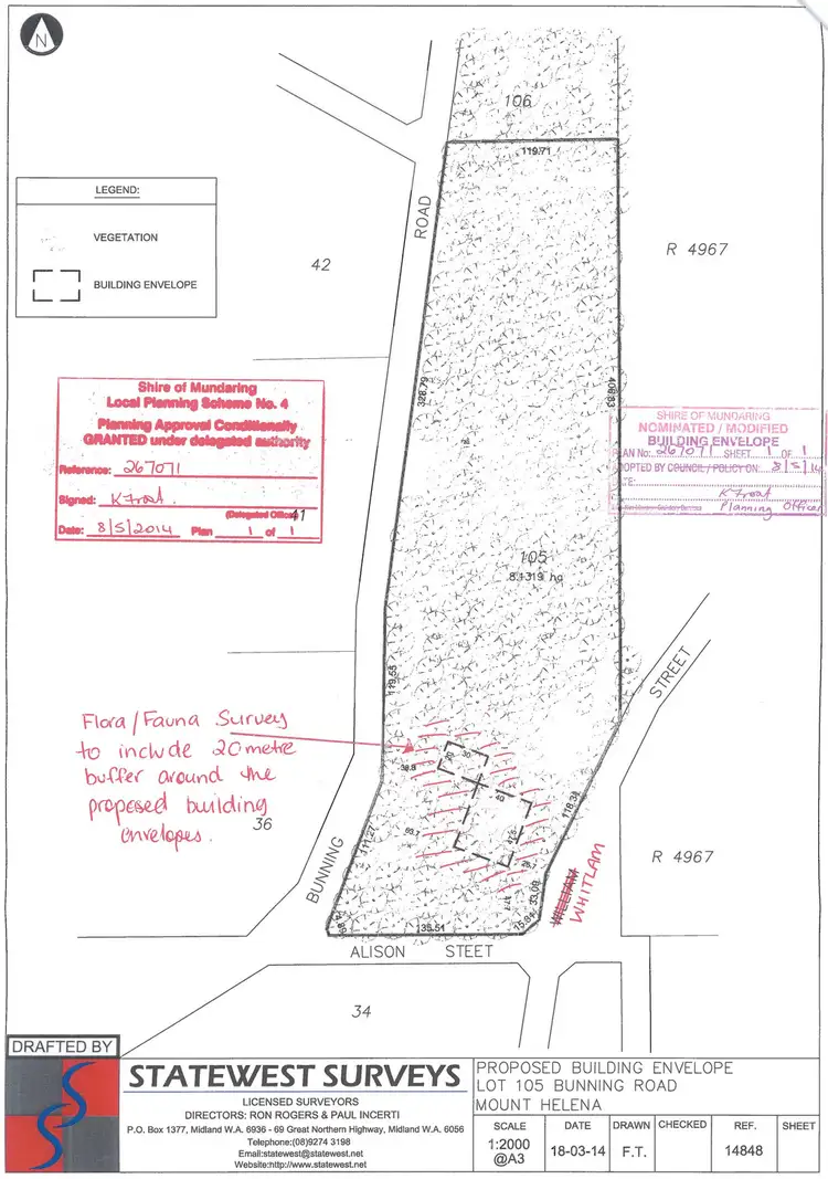 Third view of Homely land listing, 1830 Alison Street, Mount Helena WA 6082