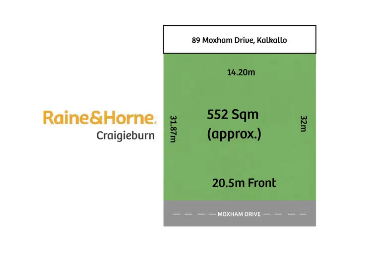 Main view of Homely land listing, 89 MOXHAM DRIVE, Kalkallo VIC 3064