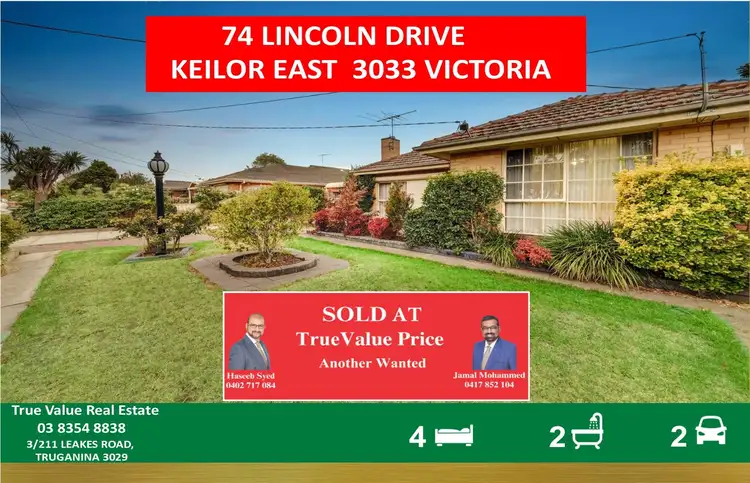 74 Lincoln Drive, Keilor East VIC 3033