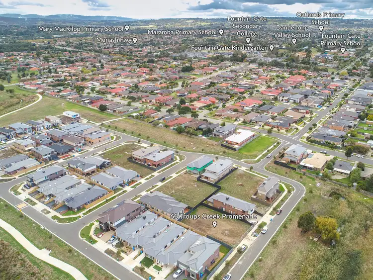 Second view of Homely land listing, 63 Troups Creek Promenade, Hallam VIC 3803