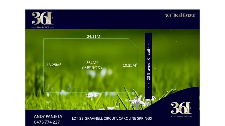 Main view of Homely land listing, Lot 23 Gravnell Circuit, Caroline Springs VIC 3023