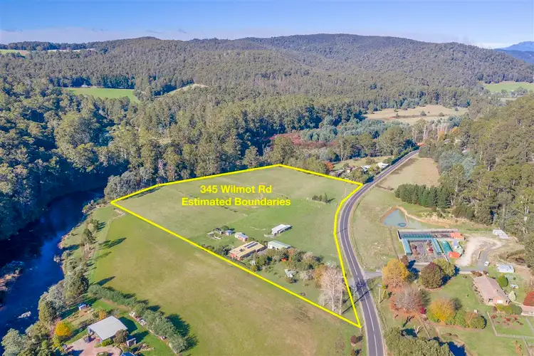 Main view of Homely rural property listing, 345 Wilmot Road, Forth TAS 7310