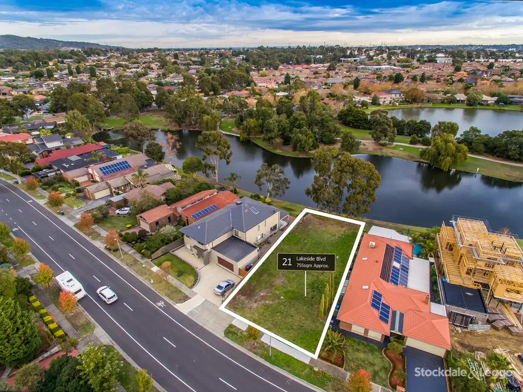 Main view of Homely land listing, 21 Lakeside Boulevard, Rowville VIC 3178