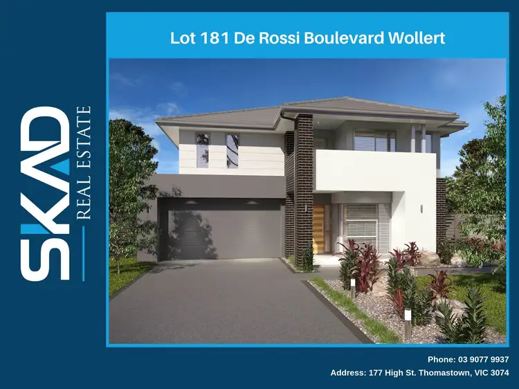 Main view of Homely house listing, Lot 181 De Rossi Boulevard, Wollert VIC 3750