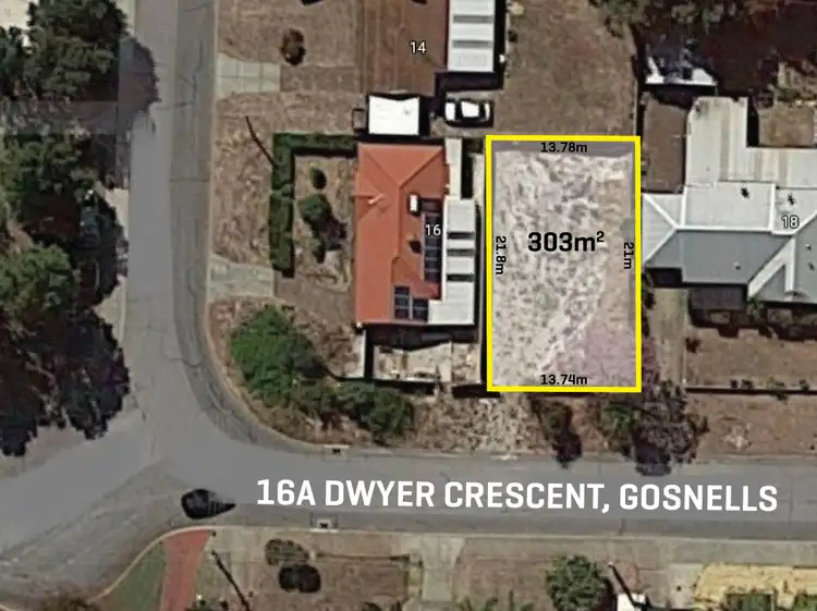 Second view of Homely land listing, 16B Dwyer Crescent, Gosnells WA 6110