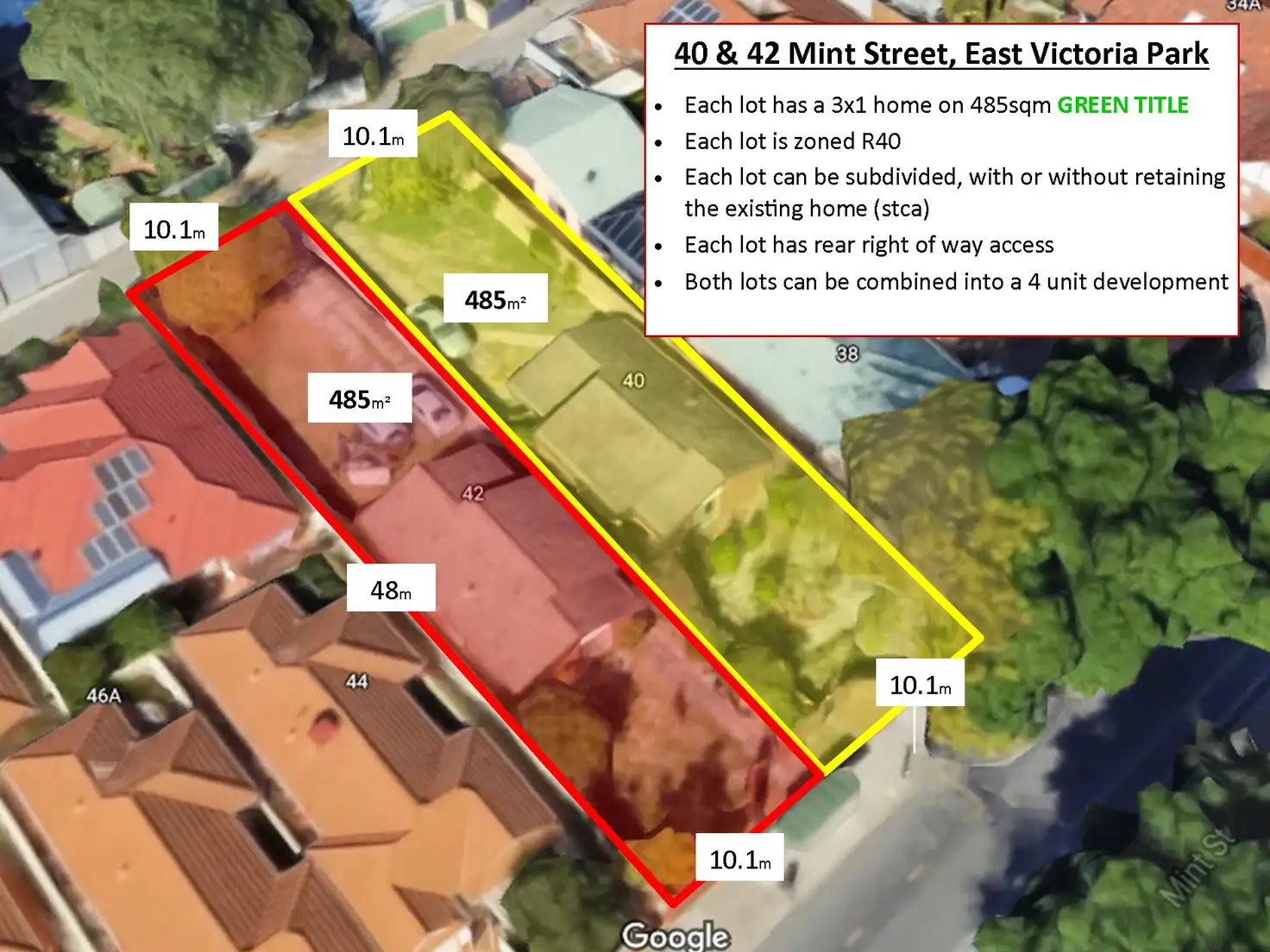 Main view of Homely house listing, 40 & 42 Mint Street, East Victoria Park WA 6101