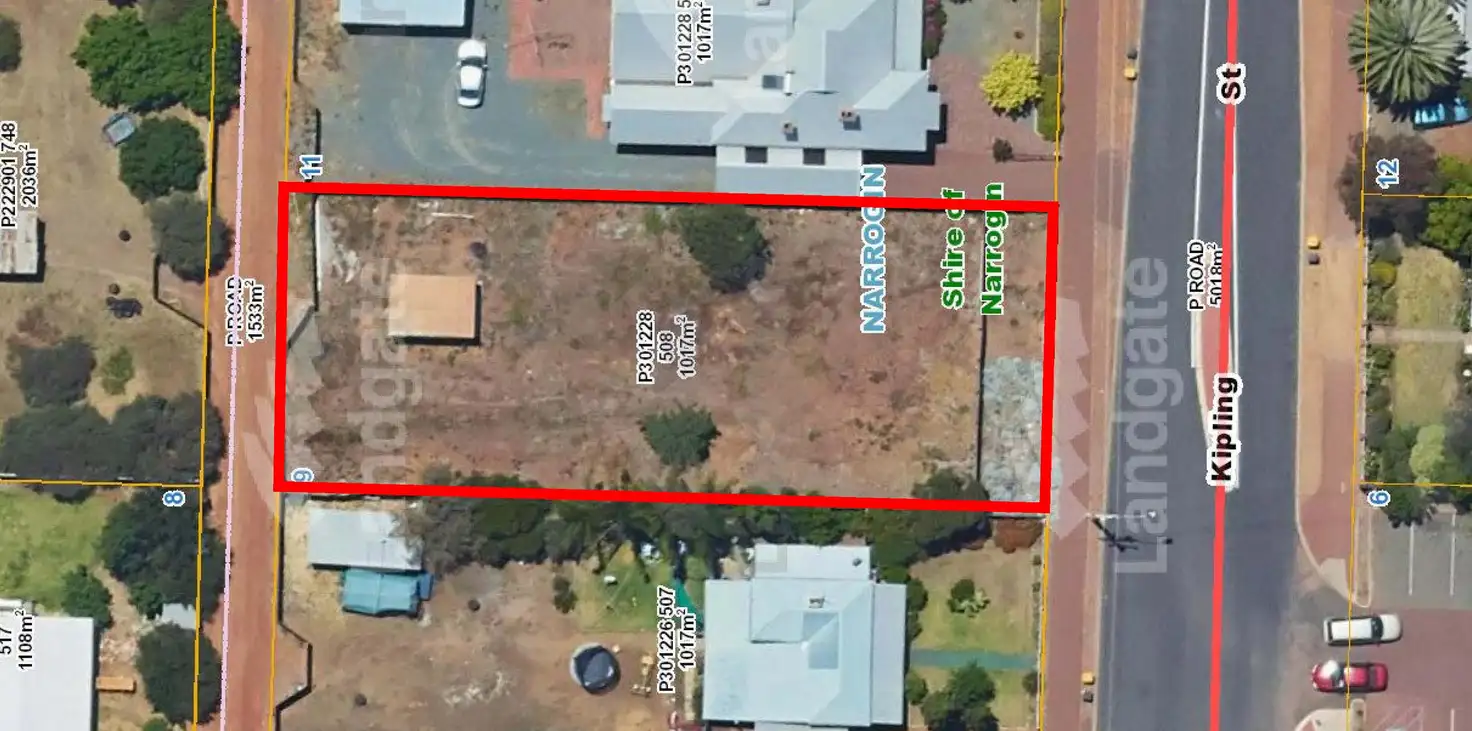 Main view of Homely land listing, 9 Kipling Street, Narrogin WA 6312