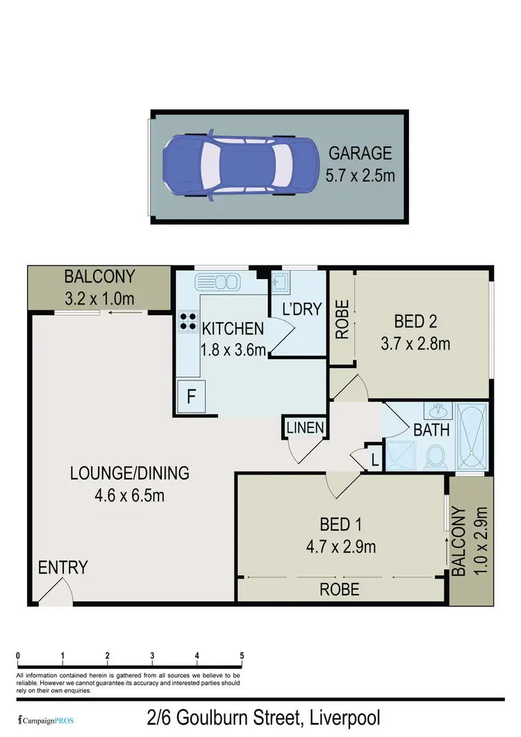 Seventh view of Homely unit listing, 2/6 Goulburn Street, Warwick Farm NSW 2170