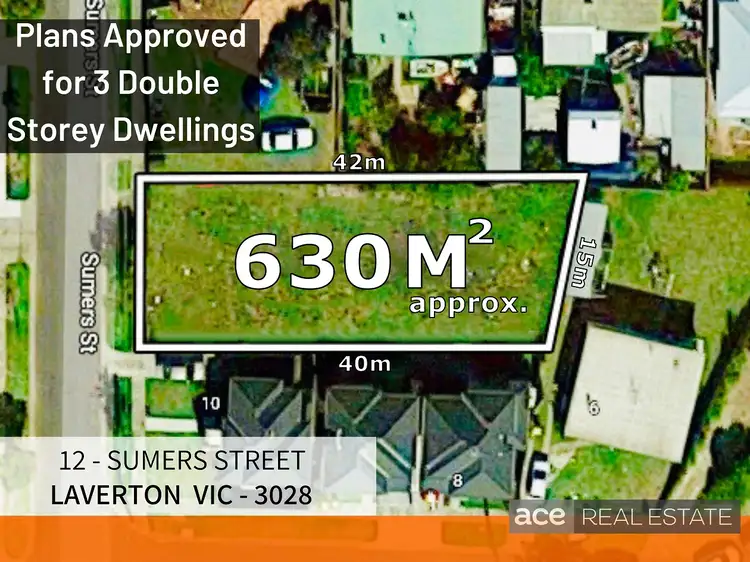 Main view of Homely land listing, 12 Sumers Street, Laverton VIC 3028