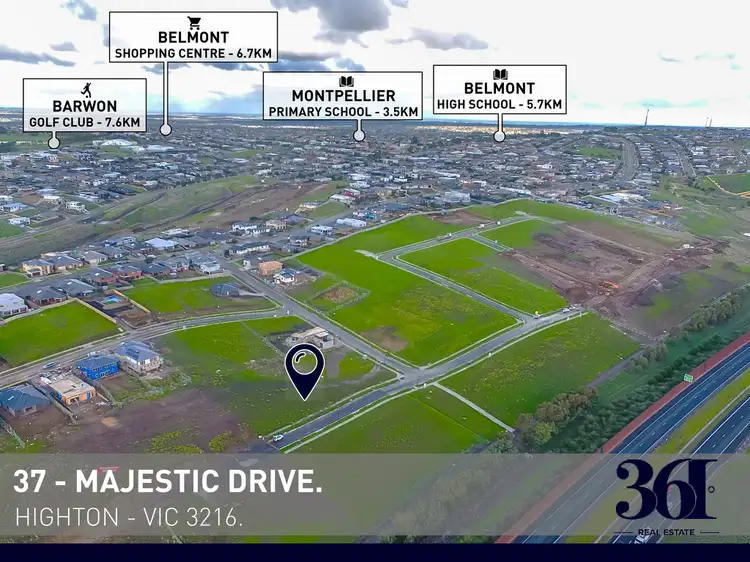 Third view of Homely land listing, #37 Majestic Drive, Highton VIC 3216