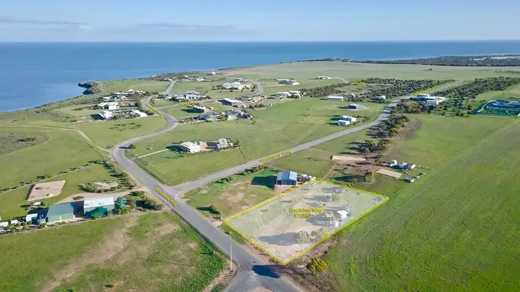 Second view of Homely land listing, 1 Woolamai Way, Perlubie SA 5680