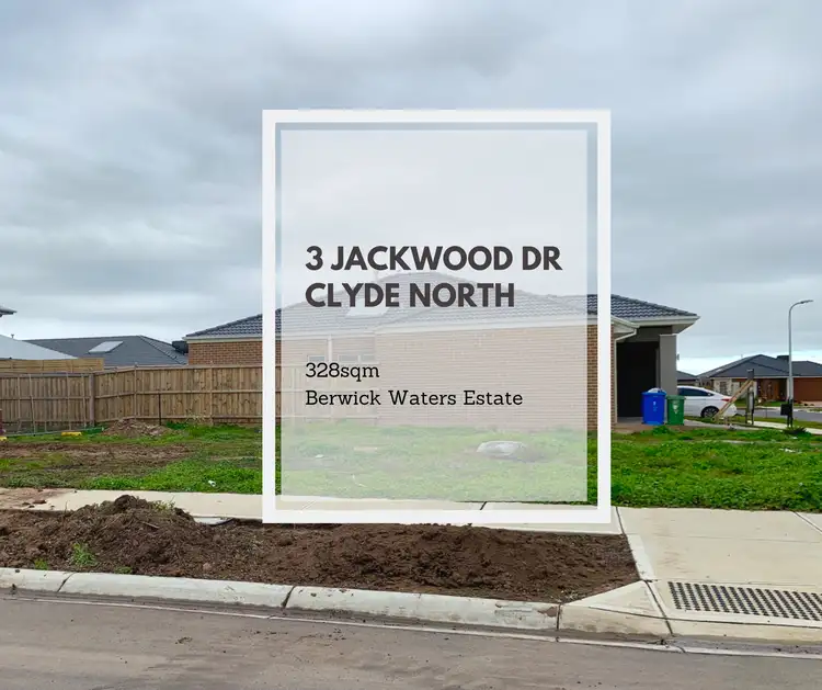 3 Jackwood Drive, Clyde North VIC 3978