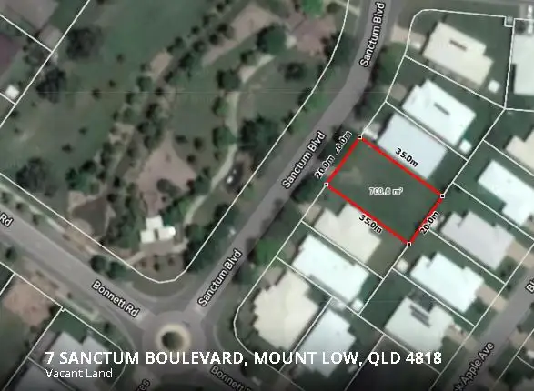 Fifth view of Homely land listing, 7 Sanctum Boulevard, Mount Low QLD 4818