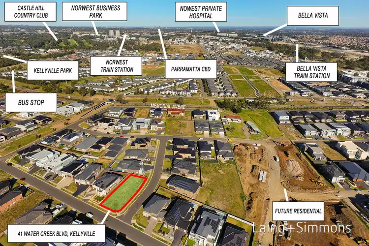 Second view of Homely land listing, 41 Water Creek Boulevard, Kellyville NSW 2155