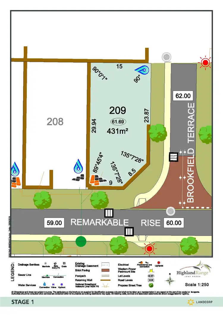 Lot 209 Corner of Brookfield Terrace and Remarkable Rise, Jane Brook WA 6056