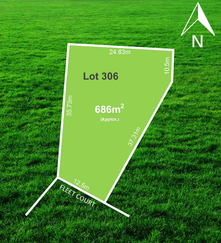 Main view of Homely land listing, 3 (Lot 306) Fleet Court, Corio VIC 3214