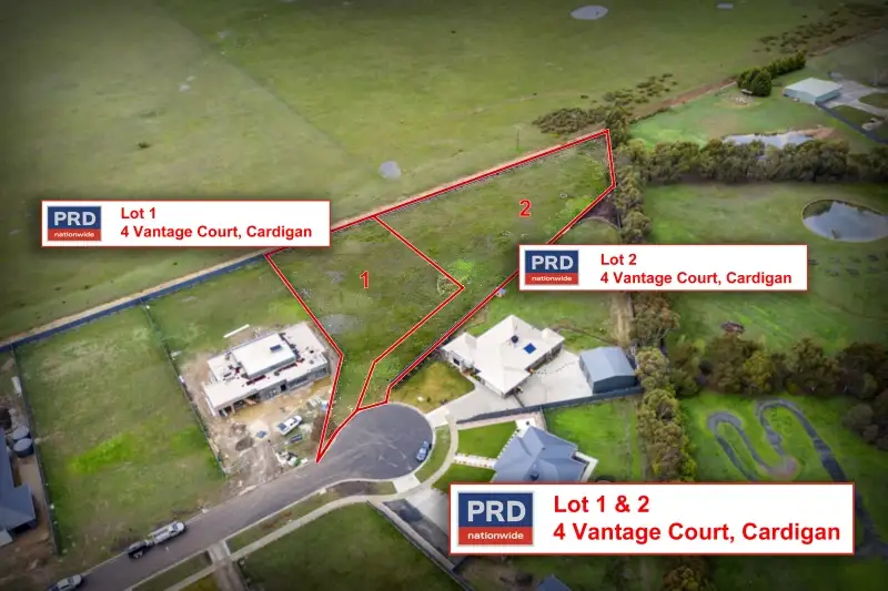 Main view of Homely land listing, Lot 1 - 4 Vantage Crt, Cardigan VIC 3352