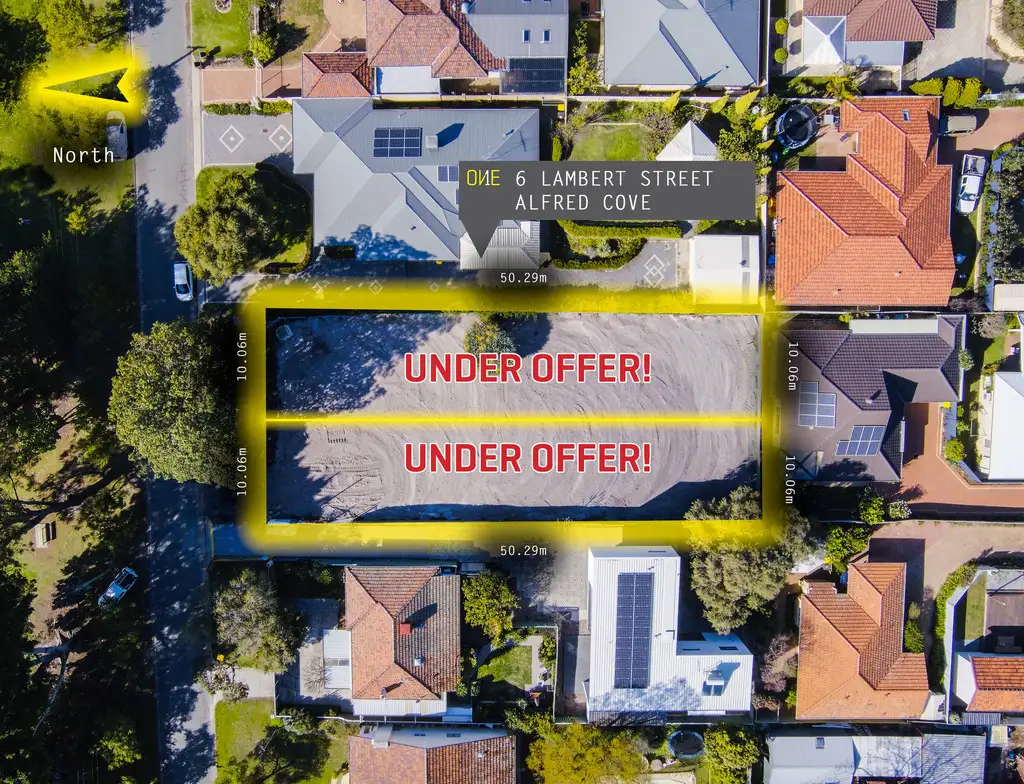 Main view of Homely land listing, 6 Lambert Street, Alfred Cove WA 6154