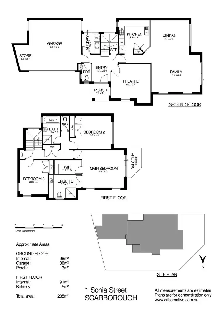 Third view of Homely house listing, 1 Sonia Street, Scarborough WA 6019