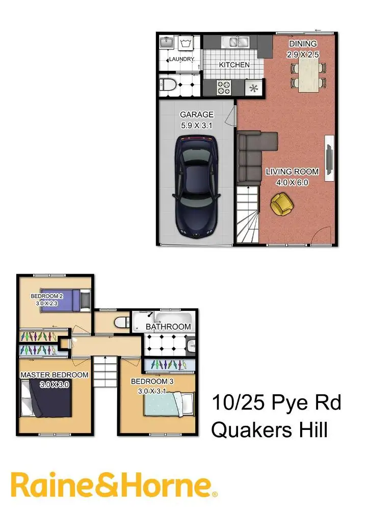 Seventh view of Homely townhouse listing, 10 / 23 Pye Road, Quakers Hill NSW 2763