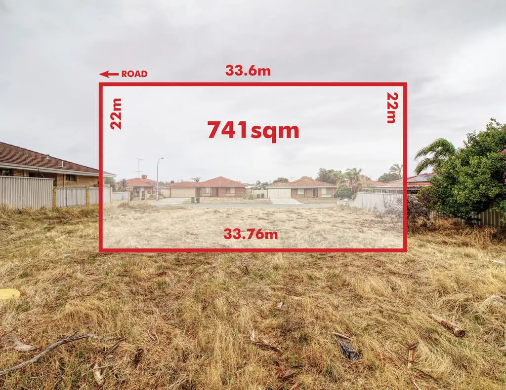 Main view of Homely land listing, 43 Chelmsford Avenue, Port Kennedy WA 6172