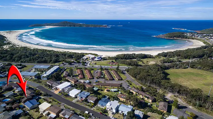 Main view of Homely semi-detached listing, 2/54 Lentara Street, Fingal Bay NSW 2315