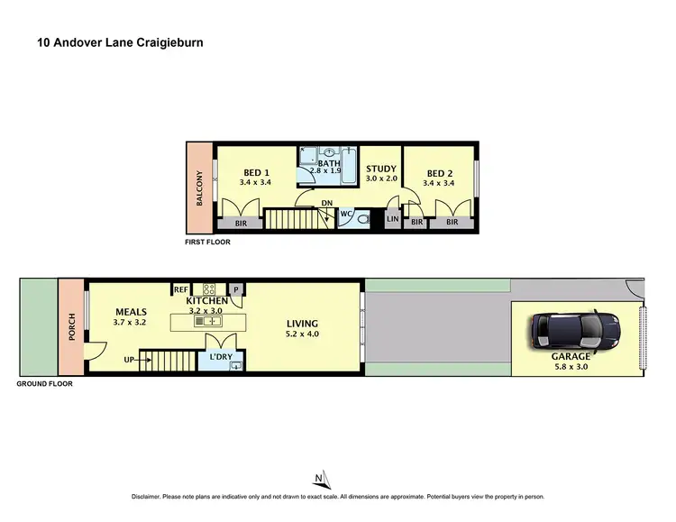 Second view of Homely townhouse listing, 10 Andover Lane, Craigieburn VIC 3064