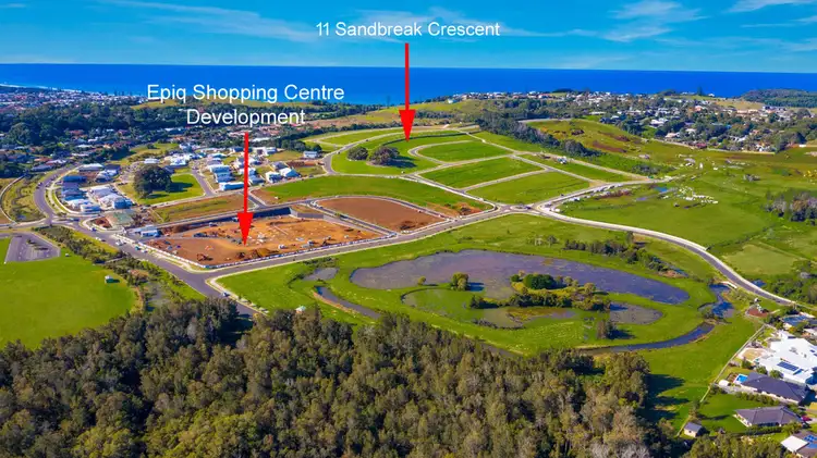 Third view of Homely land listing, 11 SANDBREAK CRESCENT, Lennox Head NSW 2478