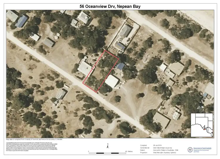 Third view of Homely land listing, 56 OCEAN VIEW DRIVE, Nepean Bay SA 5223