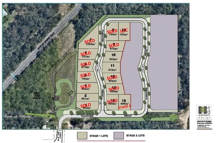 Main view of Homely land listing, Lot 1 THE PINES ESTATE, Landsborough QLD 4550