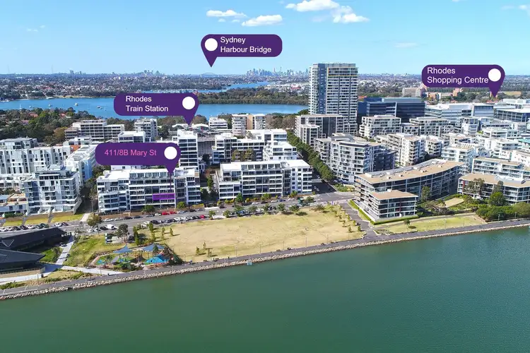 Third view of Homely apartment listing, 411/8B Mary St, Rhodes NSW 2138