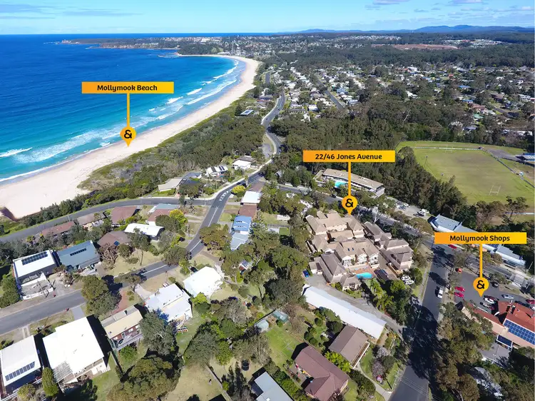 Main view of Homely unit listing, 22/46 Jones Avenue, Mollymook Beach NSW 2539