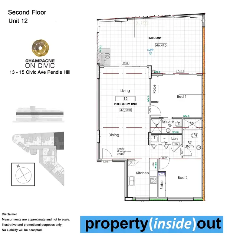 Second view of Homely apartment listing, 12/13-15 Civic Ave, Pendle Hill NSW 2145