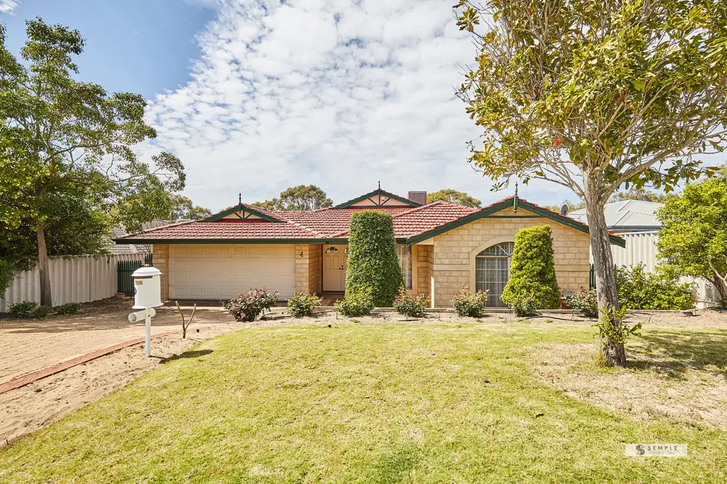 Main view of Homely house listing, 4 Centaury Close, Beeliar WA 6164