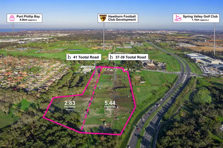 Main view of Homely land listing, 37-39 & 41 Tootal Road, Dingley Village VIC 3172
