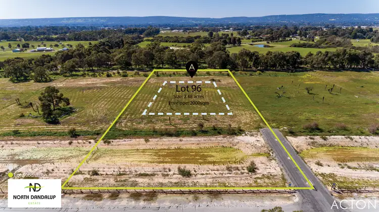 Main view of Homely land listing, Lot 96 Hasluck Circuit, North Dandalup WA 6207