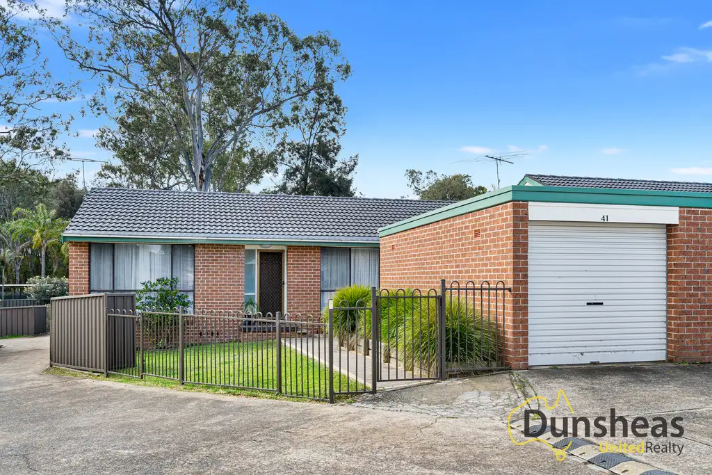 Main view of Homely villa listing, 41/27 Waratah Crescent, Macquarie Fields NSW 2564
