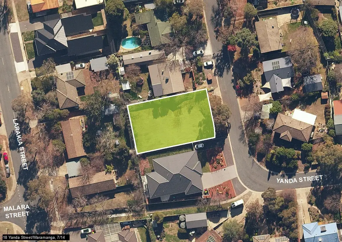 Main view of Homely land listing, 18 Yanda Street, Waramanga ACT 2611