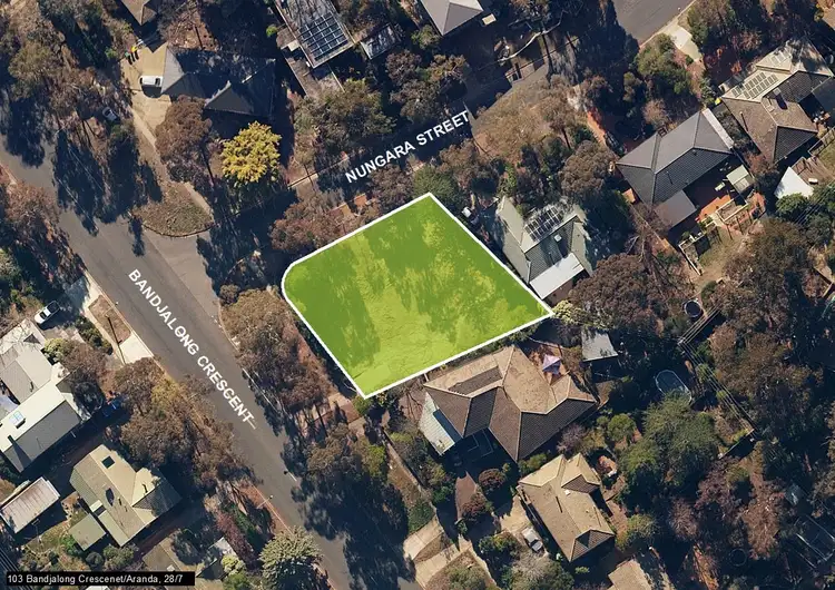 Third view of Homely land listing, 103 Bandjalong Crescent, Aranda ACT 2614