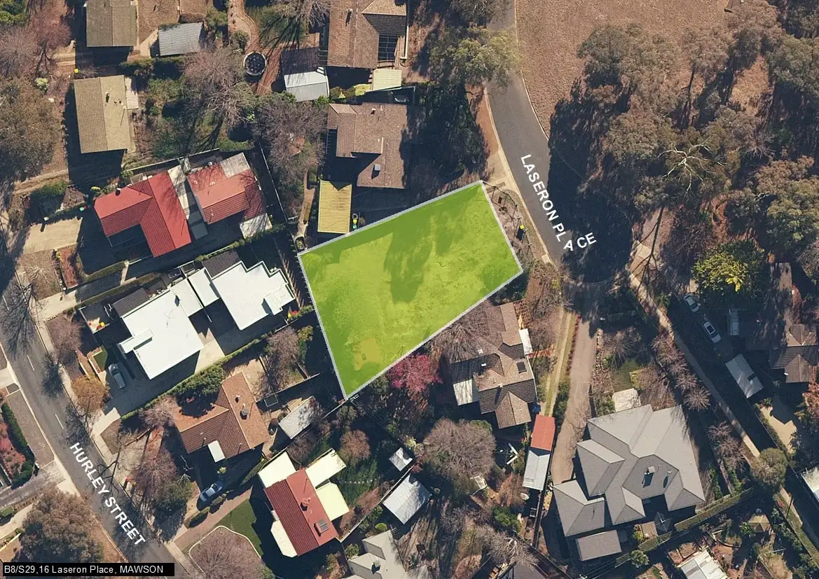 Main view of Homely land listing, 16 Laseron Place, Mawson ACT 2607