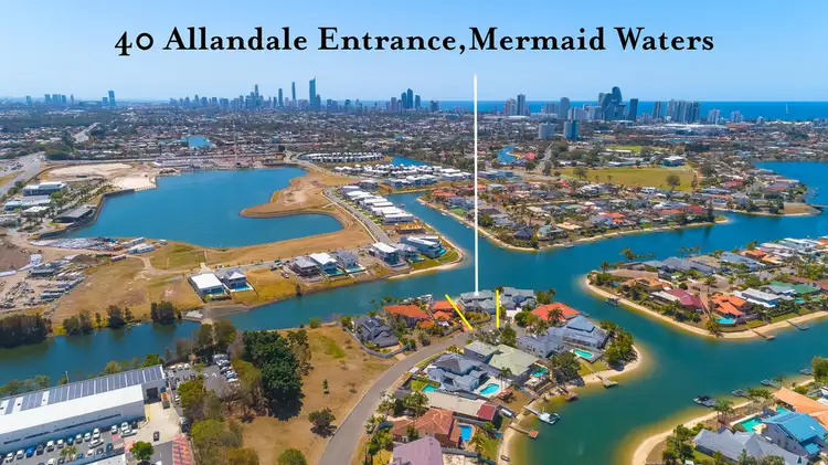 Fourth view of Homely house listing, 40 Allandale Entrance, Mermaid Waters QLD 4218
