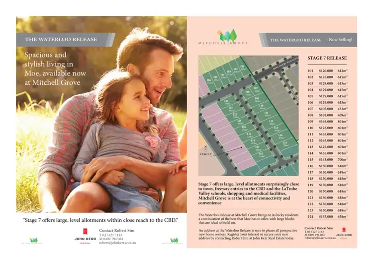 Third view of Homely land listing, Lot 104 Mitchell Grove, Moe VIC 3825