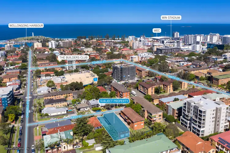 Third view of Homely block of units listing, 2 First Street, Wollongong NSW 2500
