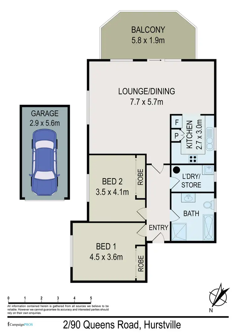 Seventh view of Homely unit listing, 2/90 Queens Road, Hurstville NSW 2220
