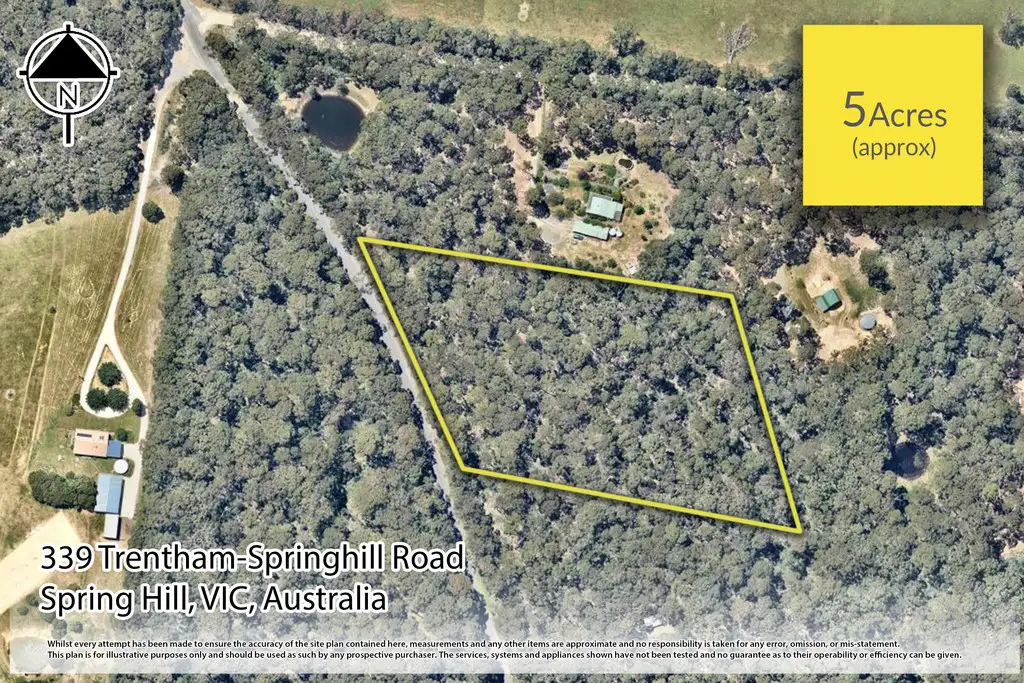 Main view of Homely land listing, 339 Trentham Springhill Road, Spring Hill VIC 3444