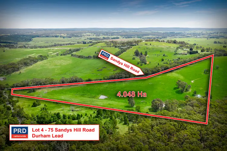 Second view of Homely rural property listing, Lot 4 -75 Sandys Hill Rd, Durham Lead VIC 3352