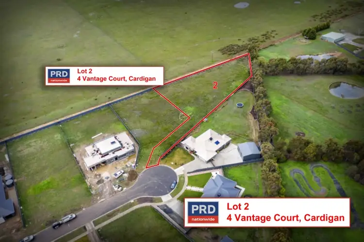 Main view of Homely land listing, Lot 2 -4 Vantage Crt, Cardigan VIC 3352
