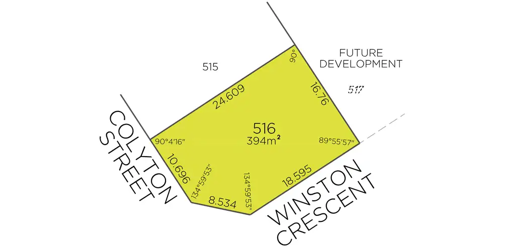 Main view of Homely land listing, Lot 516 The Crescent, Viveash WA 6056