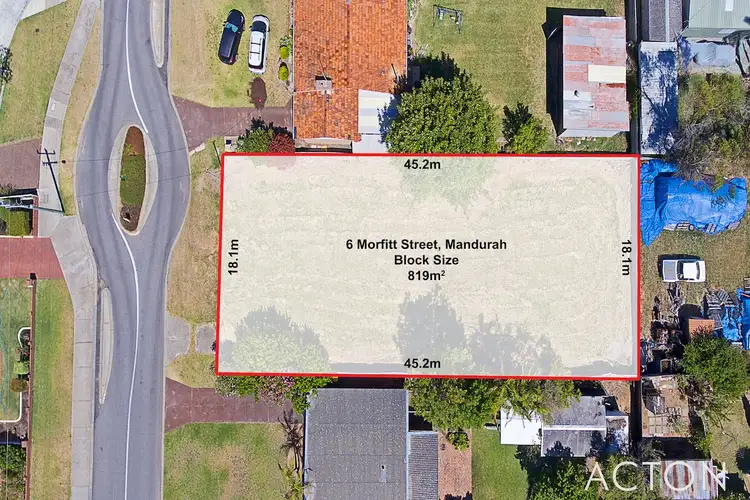 Second view of Homely land listing, 6 Morfitt Street, Mandurah WA 6210