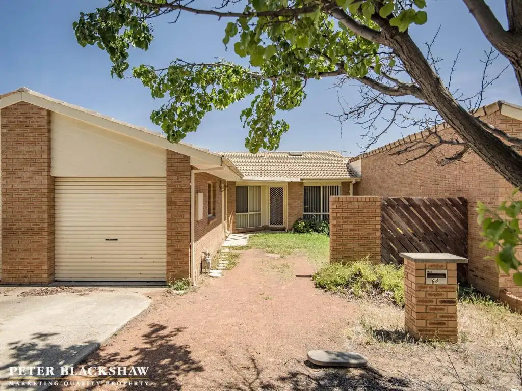Main view of Homely townhouse listing, 64 Knoke Avenue, Gordon ACT 2906